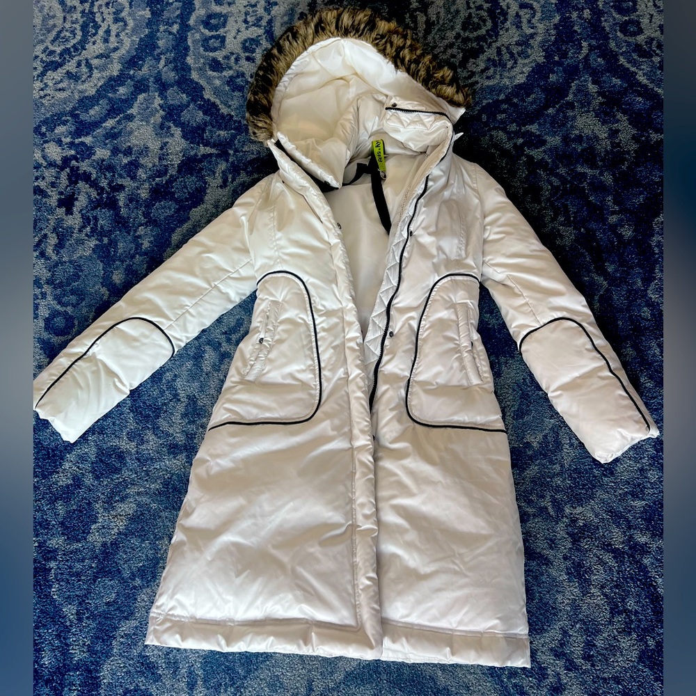 Soia & Kyo white down coat, excellent condition